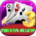 prithvi shaw Live Casino VIP